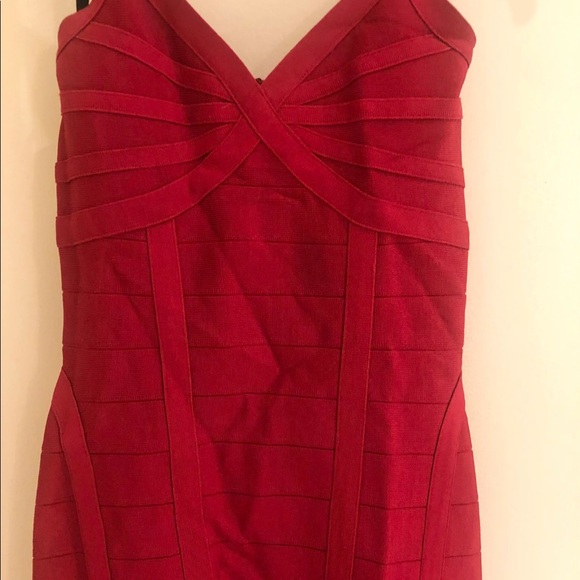 Bebe Red Dress - Picture 2 of 3